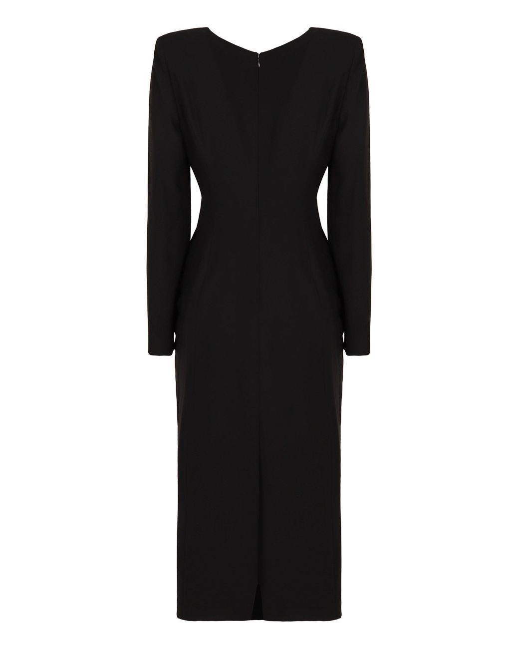 Emporio Armani Black V-Neck Dress