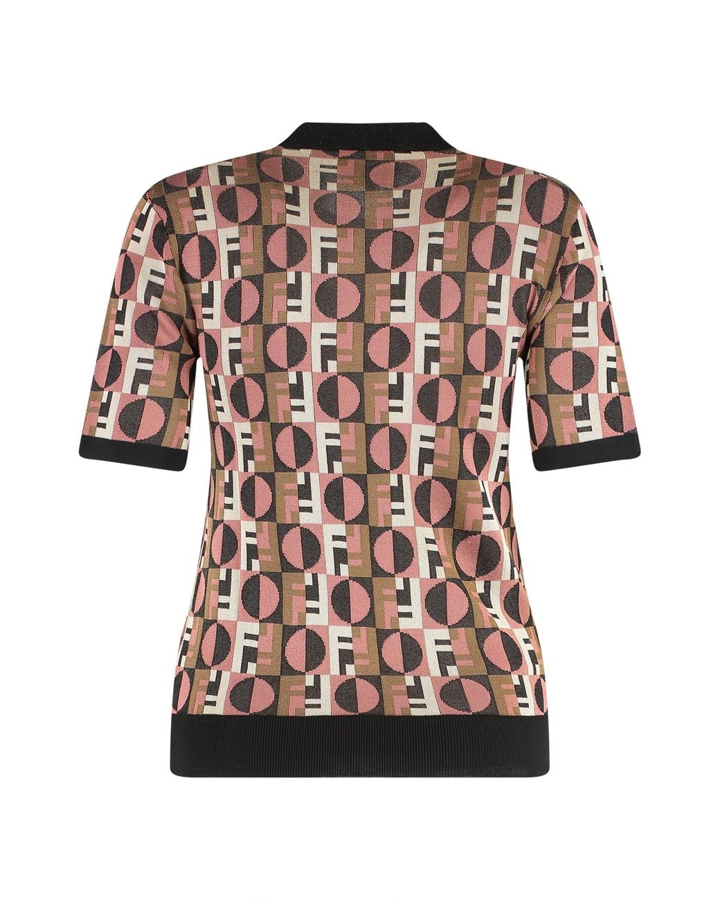 Fendi Multicolor Viscose T-Shirt