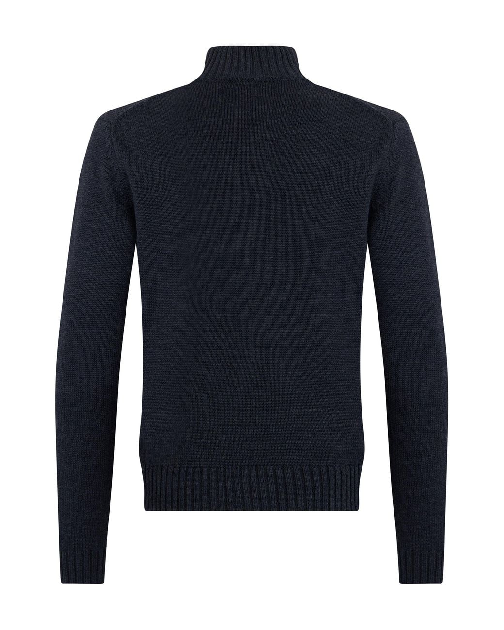 Slowear Blue Slowwear Cardigan With Ribbed Collar And Button Front for men