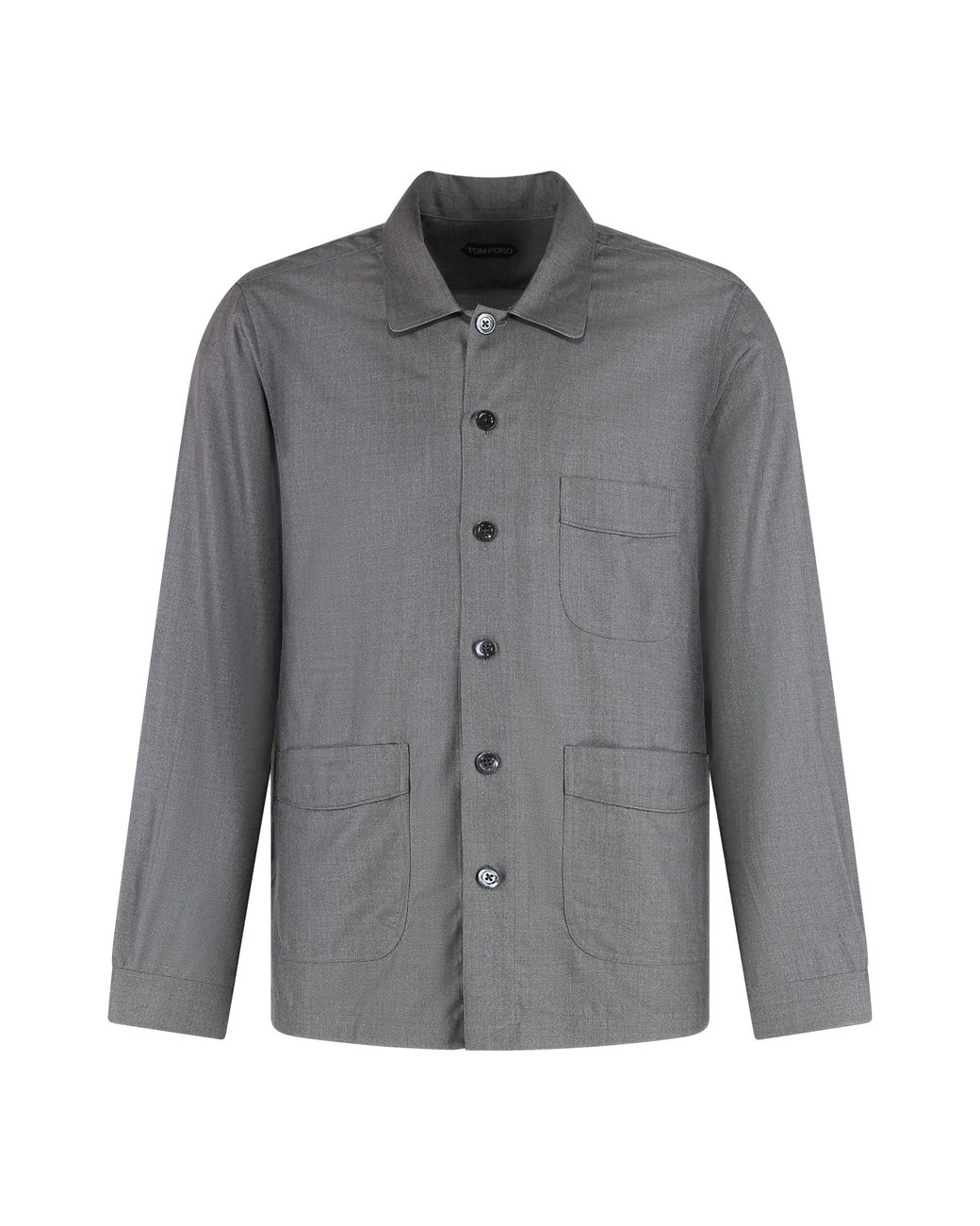Tom Ford Gray Silk Shirt for men