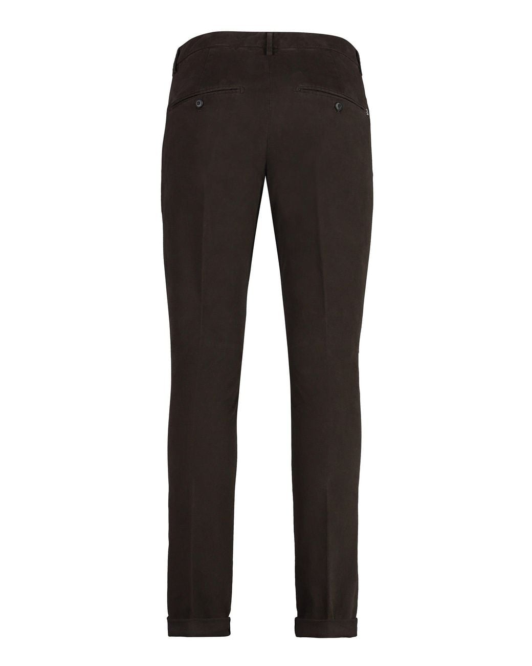 Dondup Black Gaubert Cotton Chino Trousers for men