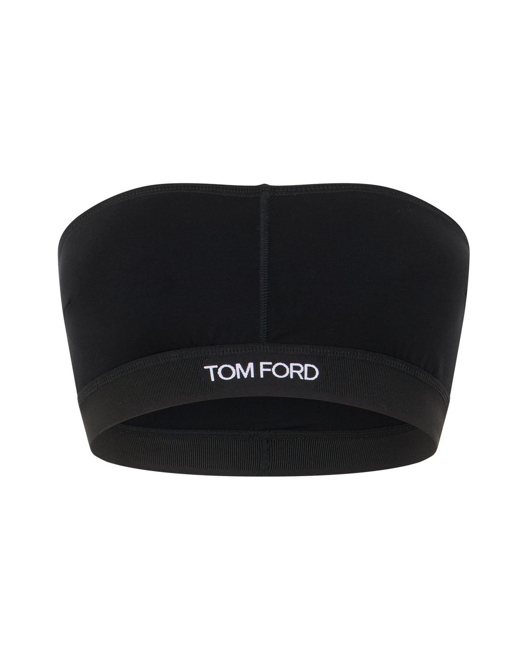 Tom Ford Black Bra With Band And Logo