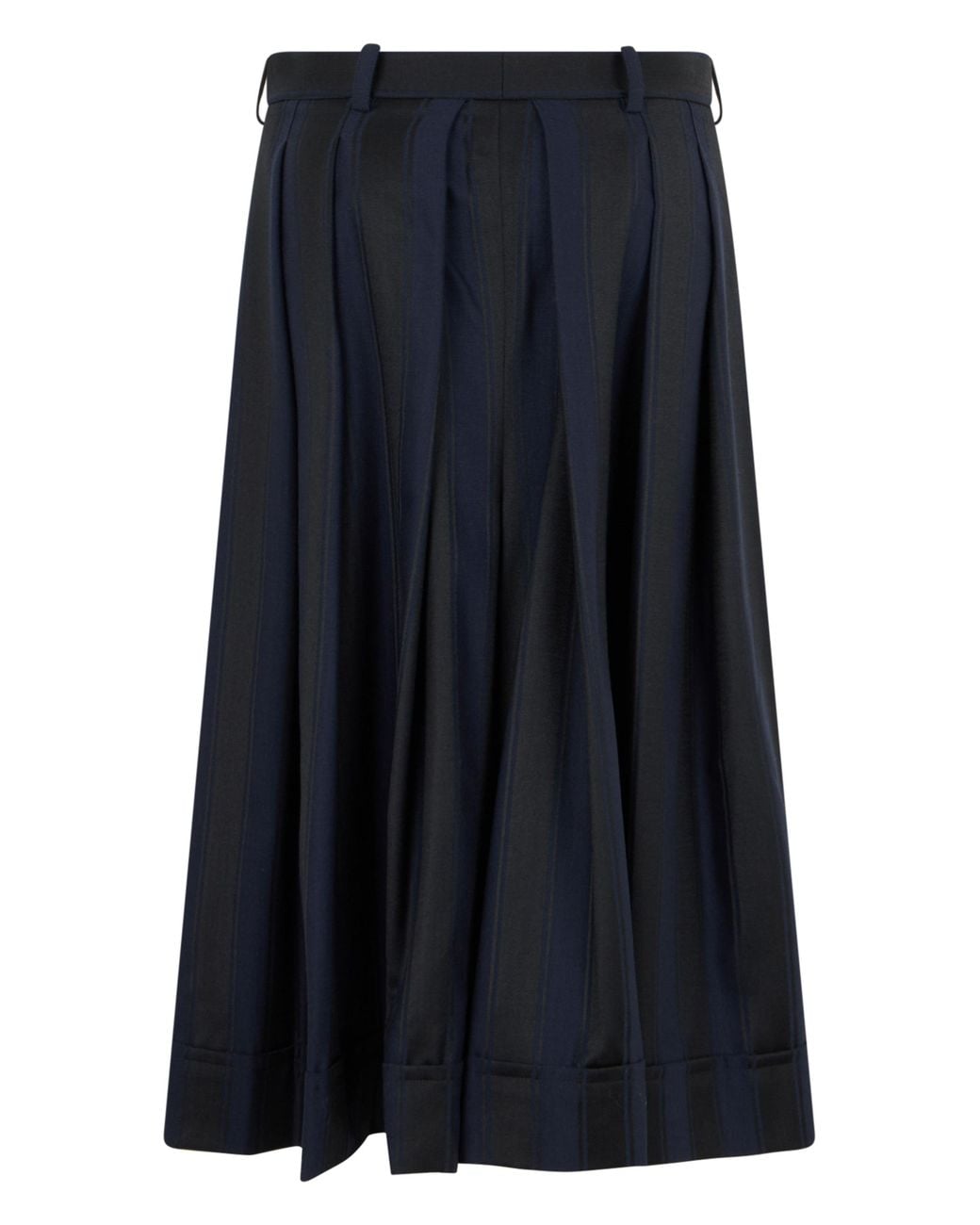 Vivienne Westwood Blue Ruffled Wool Skirt