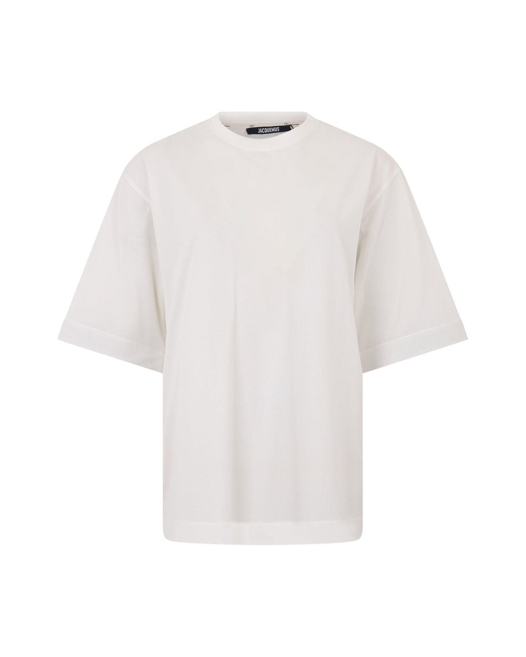 Jacquemus White Basic Short-Sleeve T-Shirt