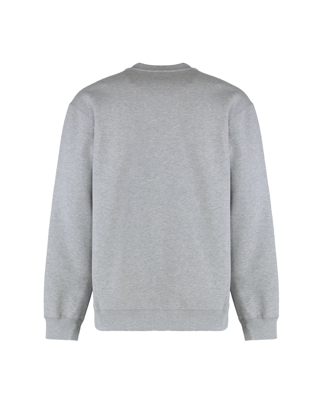 Gucci Gray Cotton Jersey Sweatshirt With Print for men