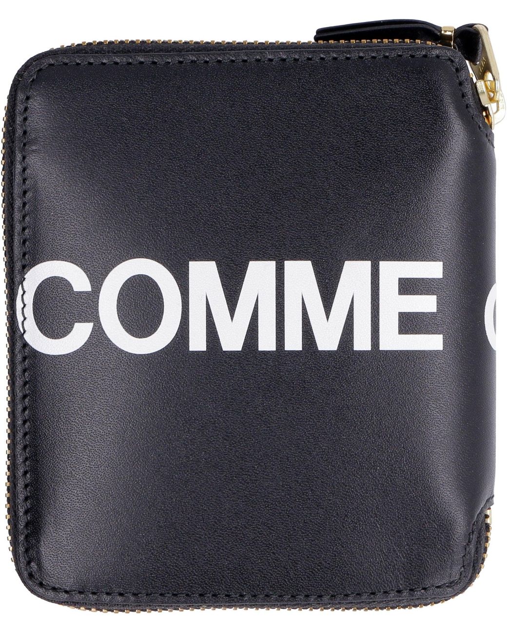 Comme des Garçons Blue Huge Leather Zip Around Wallet