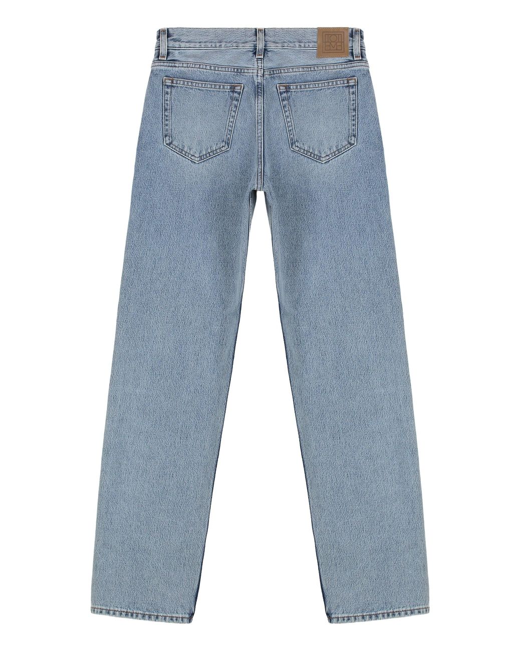Totême Blue Straight Jeans With 5 Pockets