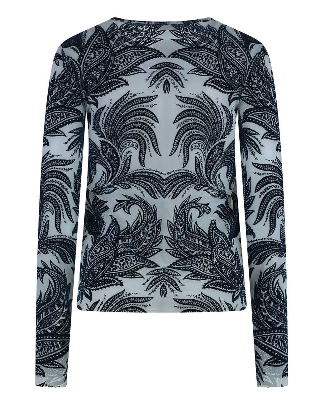 Etro Black Tulle Top