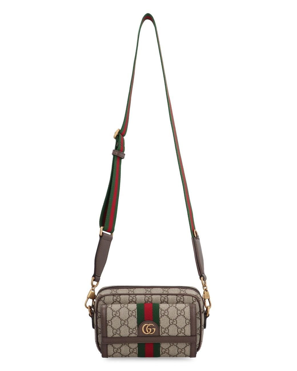 Gucci Gray Ophidia Gg Supreme Fabric Mini Shoulder-Bag for men