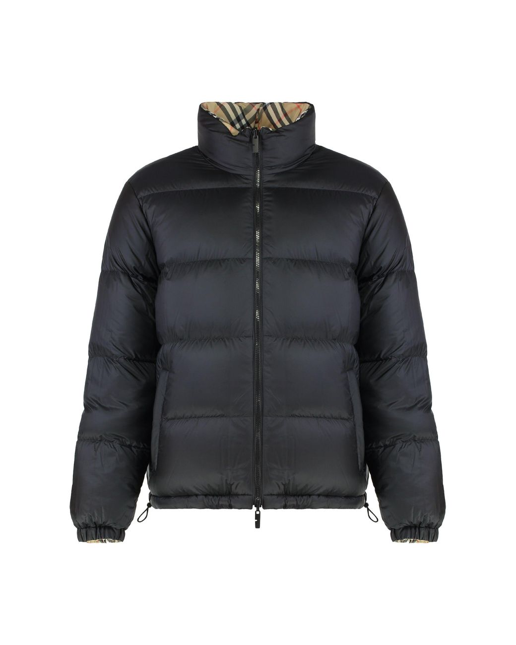 Piumino Snowdon Check reversibile di Burberry in Natural da Uomo
