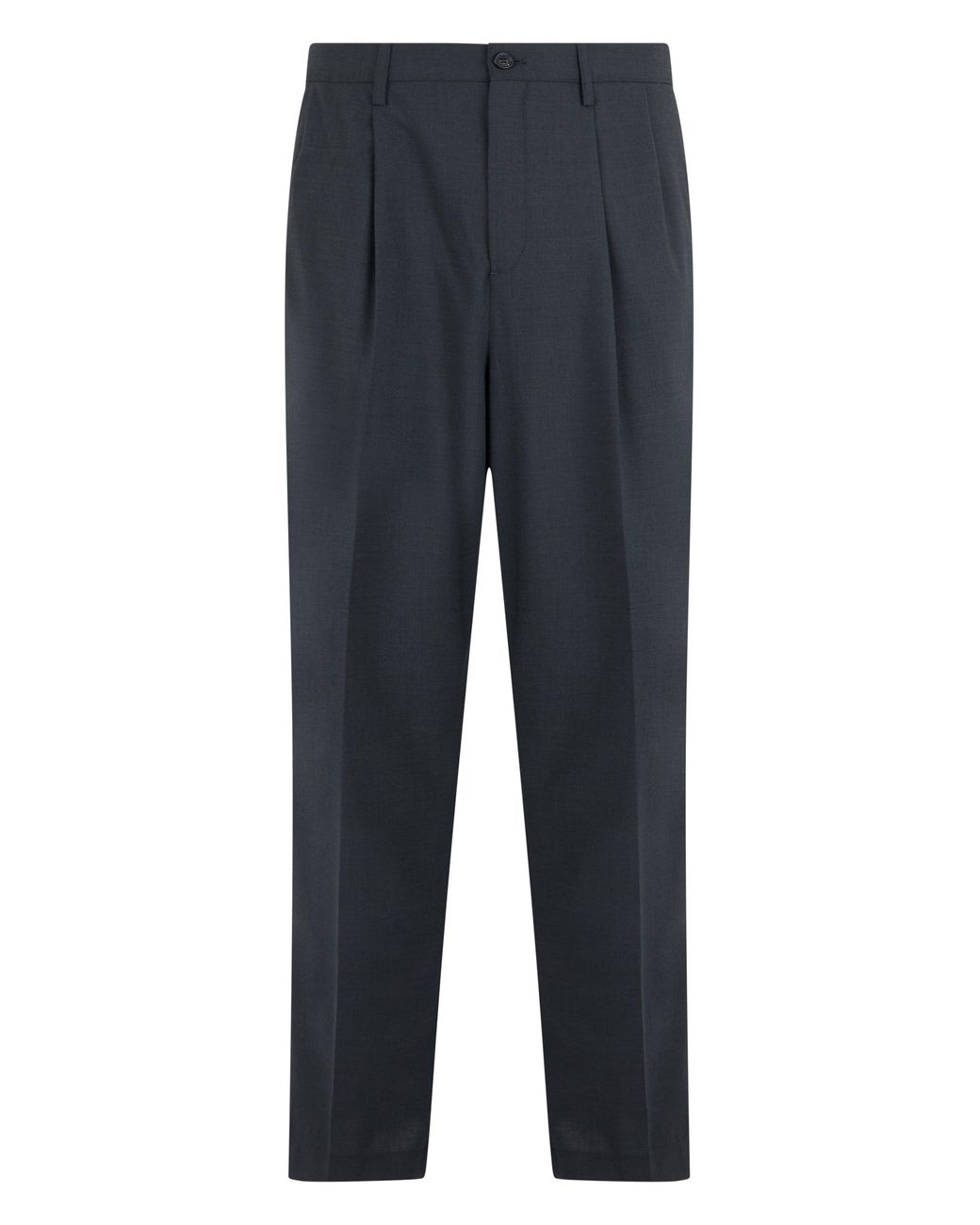 Department 5 Blue Wool Blend Trousers for men