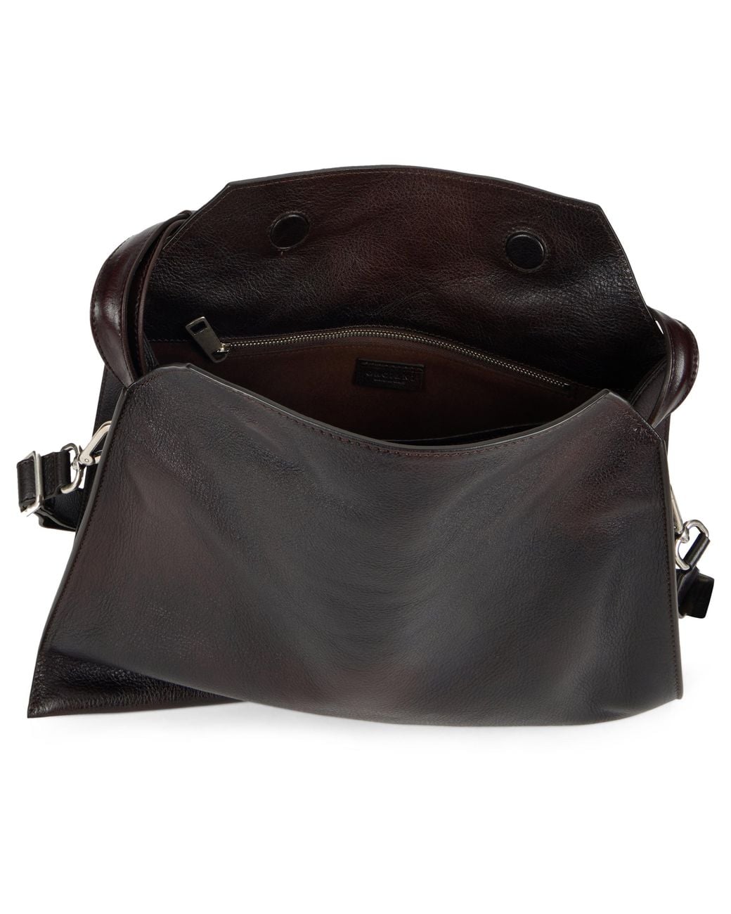 Orciani Black Trinity Lagoon M Shoulder Bag