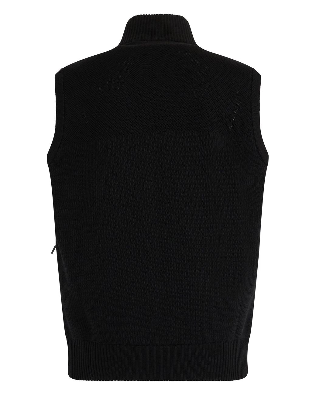 Canada Goose Black Padded Gilet With Mesh Inserts for men