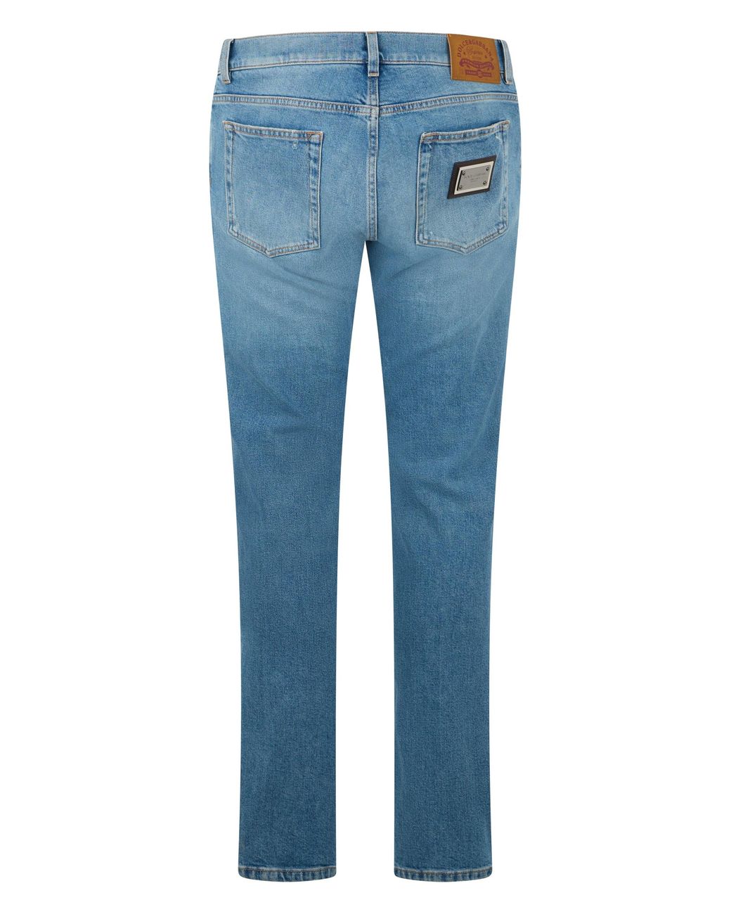 Dolce & Gabbana Blue Slim Fit Jeans for men