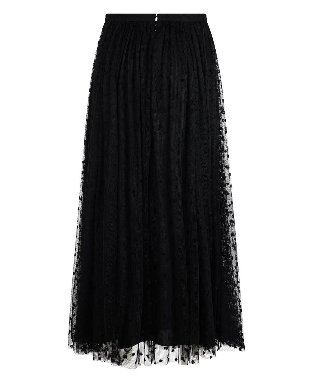 Alberta Ferretti Black Long Layered