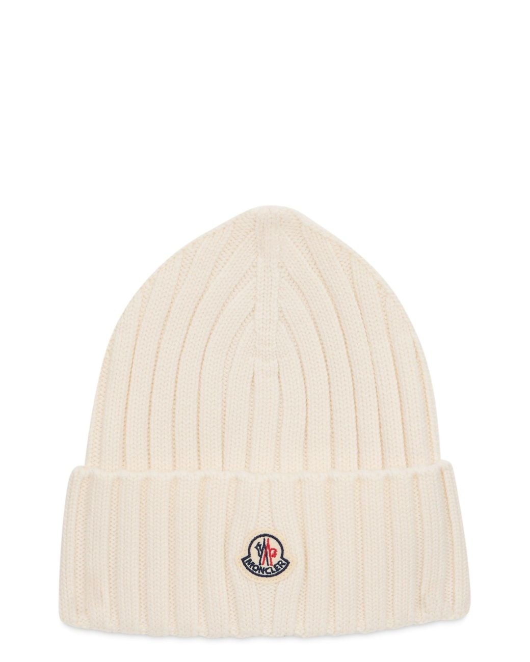 Moncler Natural Knitted Beanie