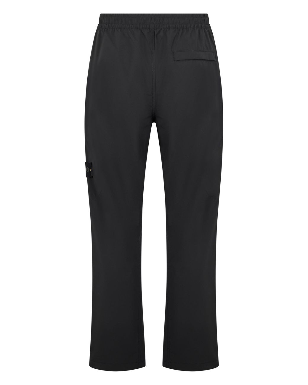 Stone Island Black Sport Pants With Zipper for men