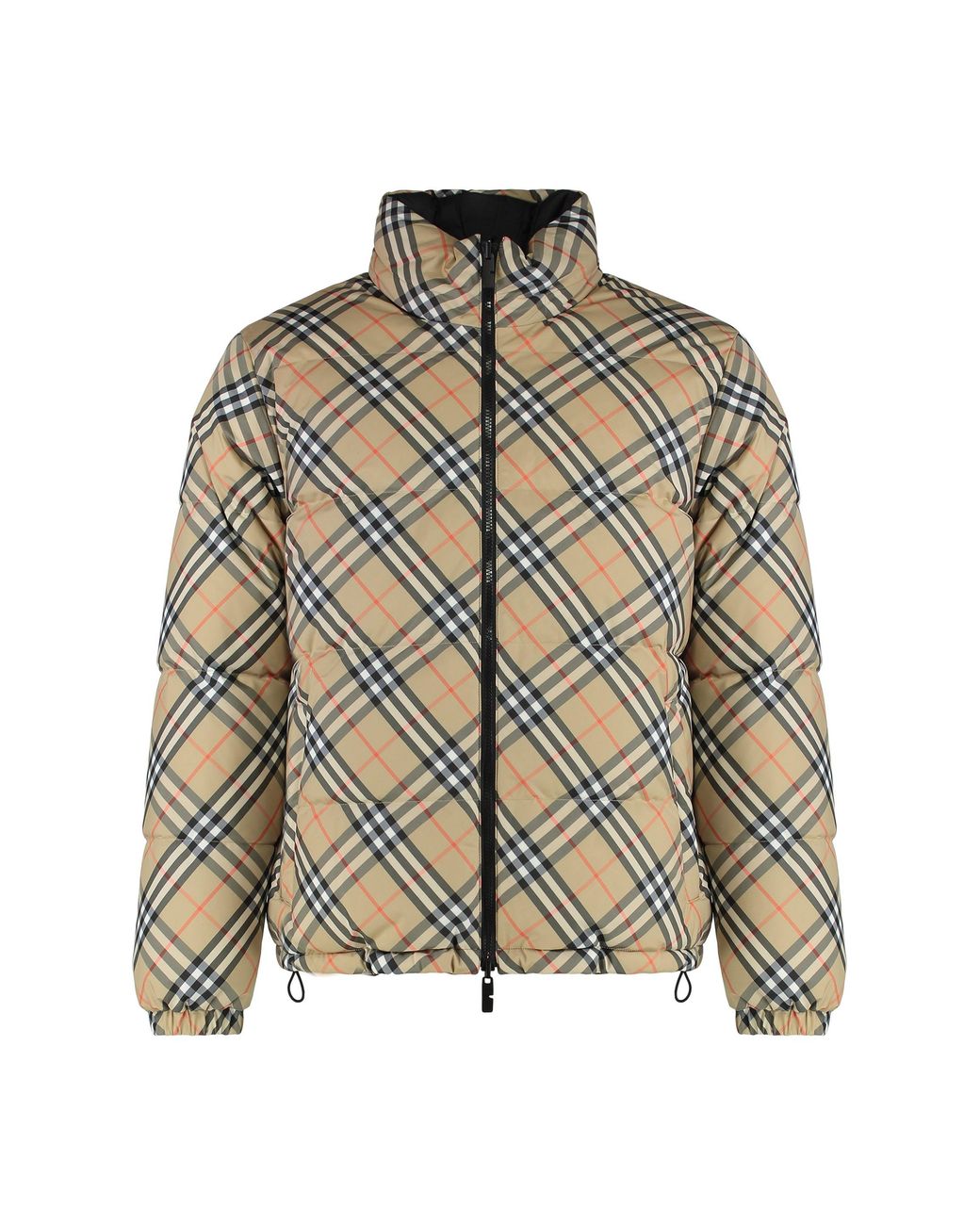Piumino Snowdon Check reversibile di Burberry in Natural da Uomo