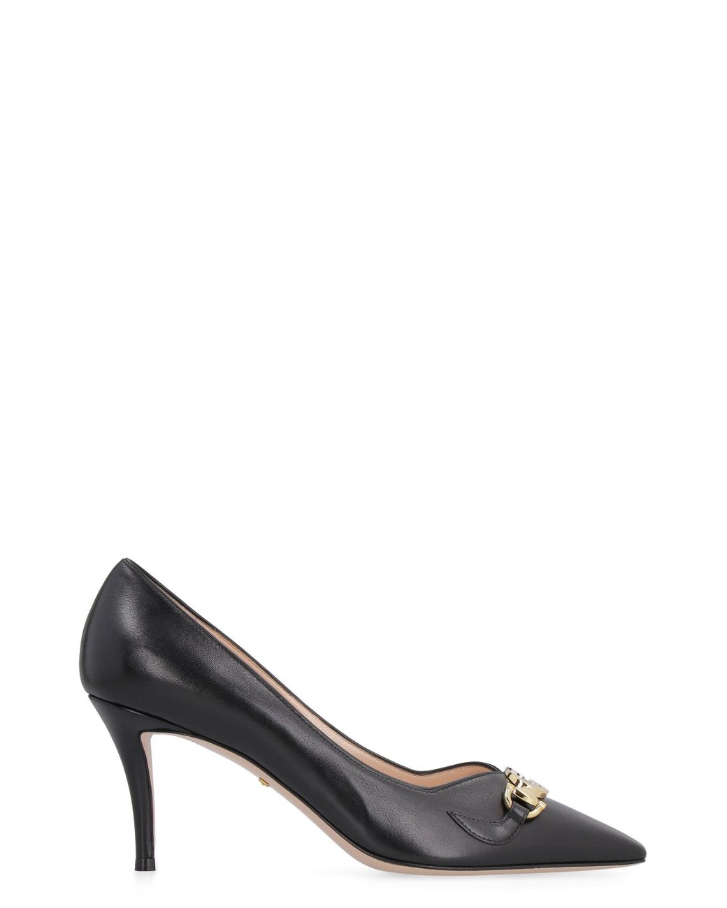 Gucci Zumi Leather Pointytoe Pumps in Black Lyst