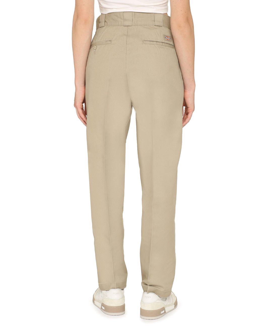 Dickies Natural Elizaville Straight-Leg Trousers