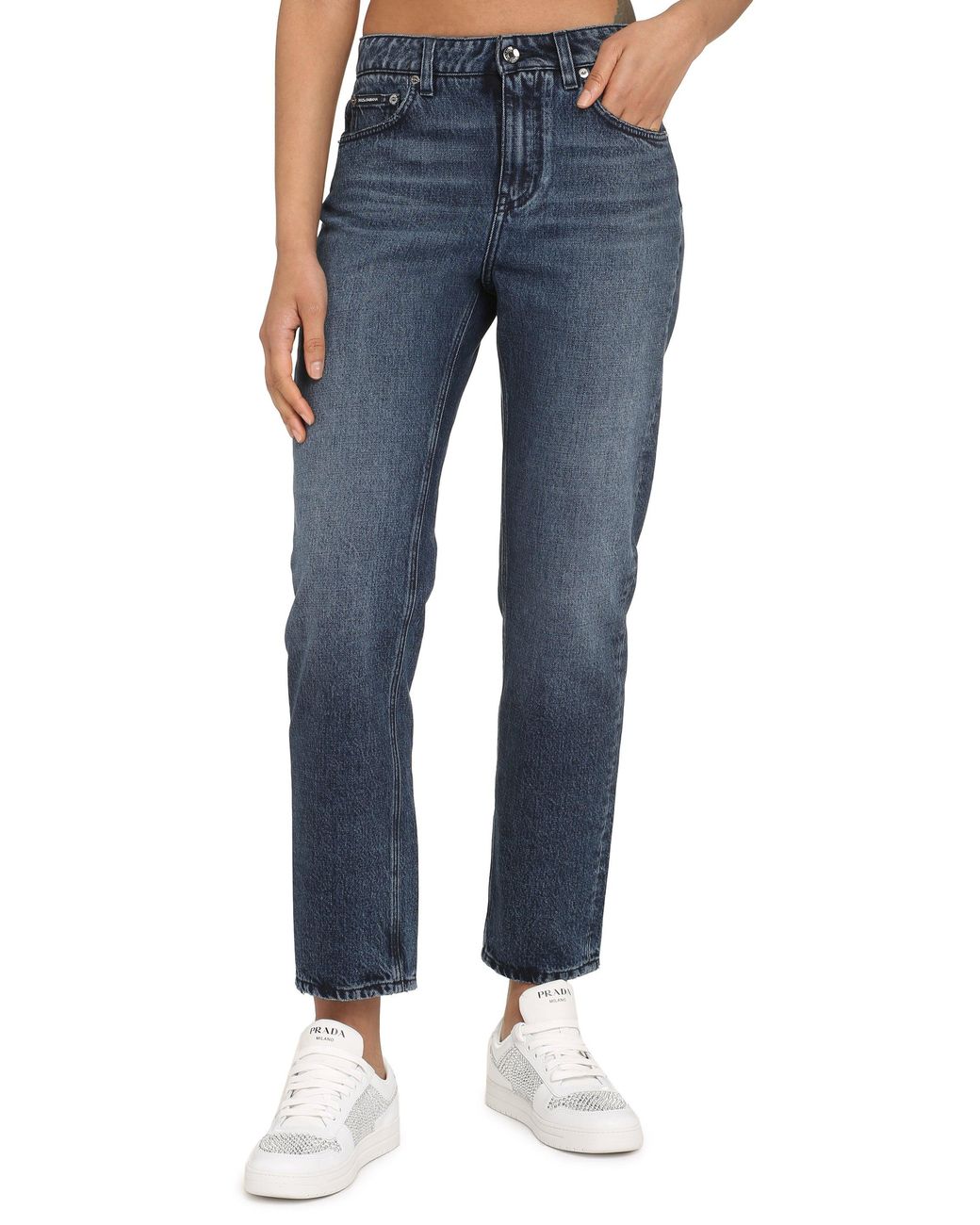 Dolce & Gabbana Blue Boyfriend Jeans