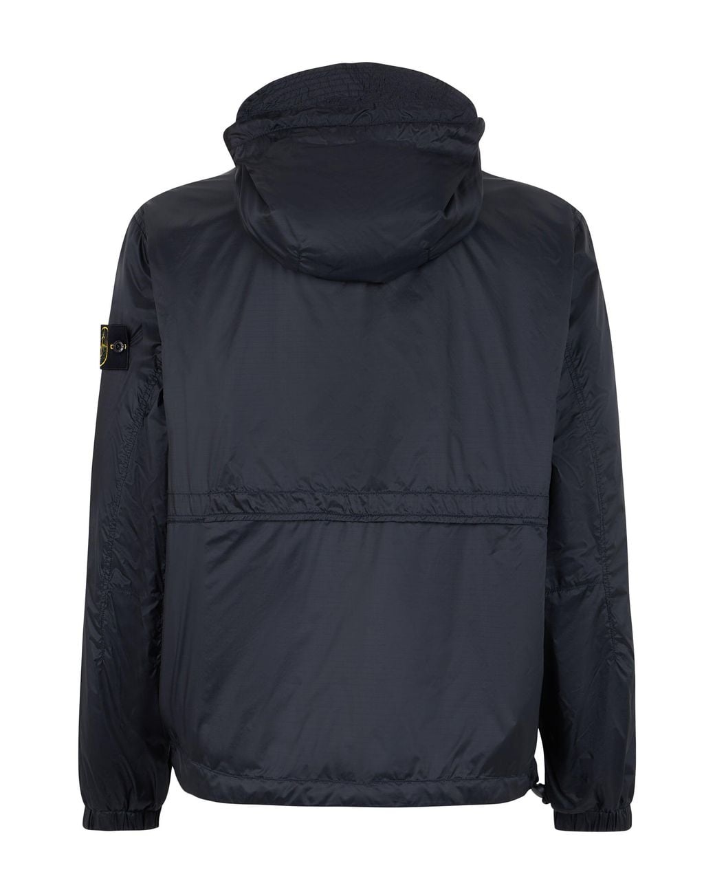 Stone Island Blue Light Jacket With Hood And Practical Pockets for men