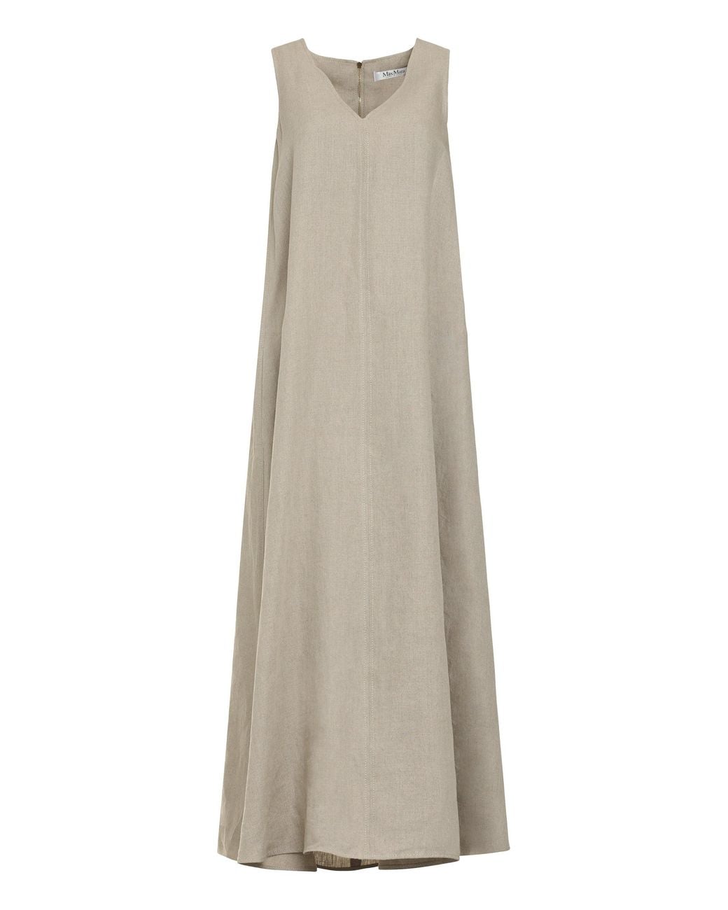 Max Mara Natural Simeone Linen Dress