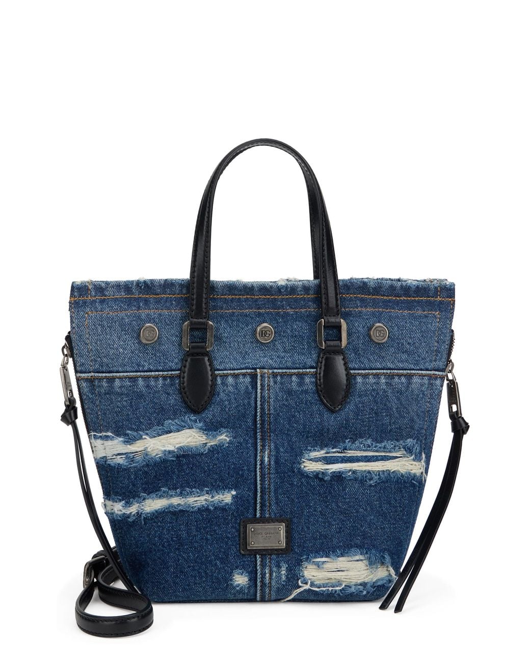 Dolce & Gabbana Blue Denim Tote Bag for men