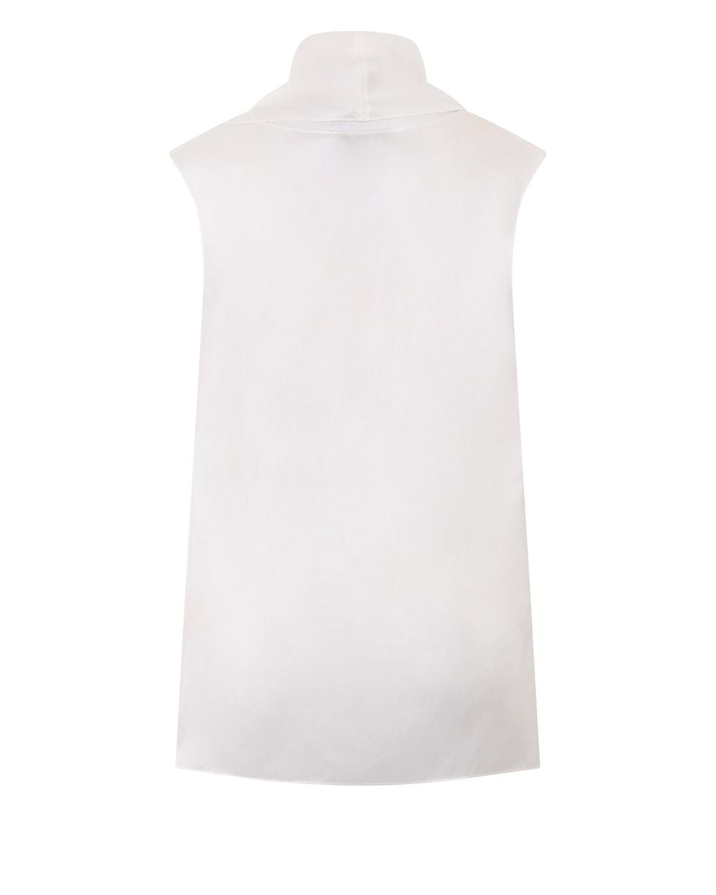 Max Mara White S Max Mara Silk Blouse With Draping