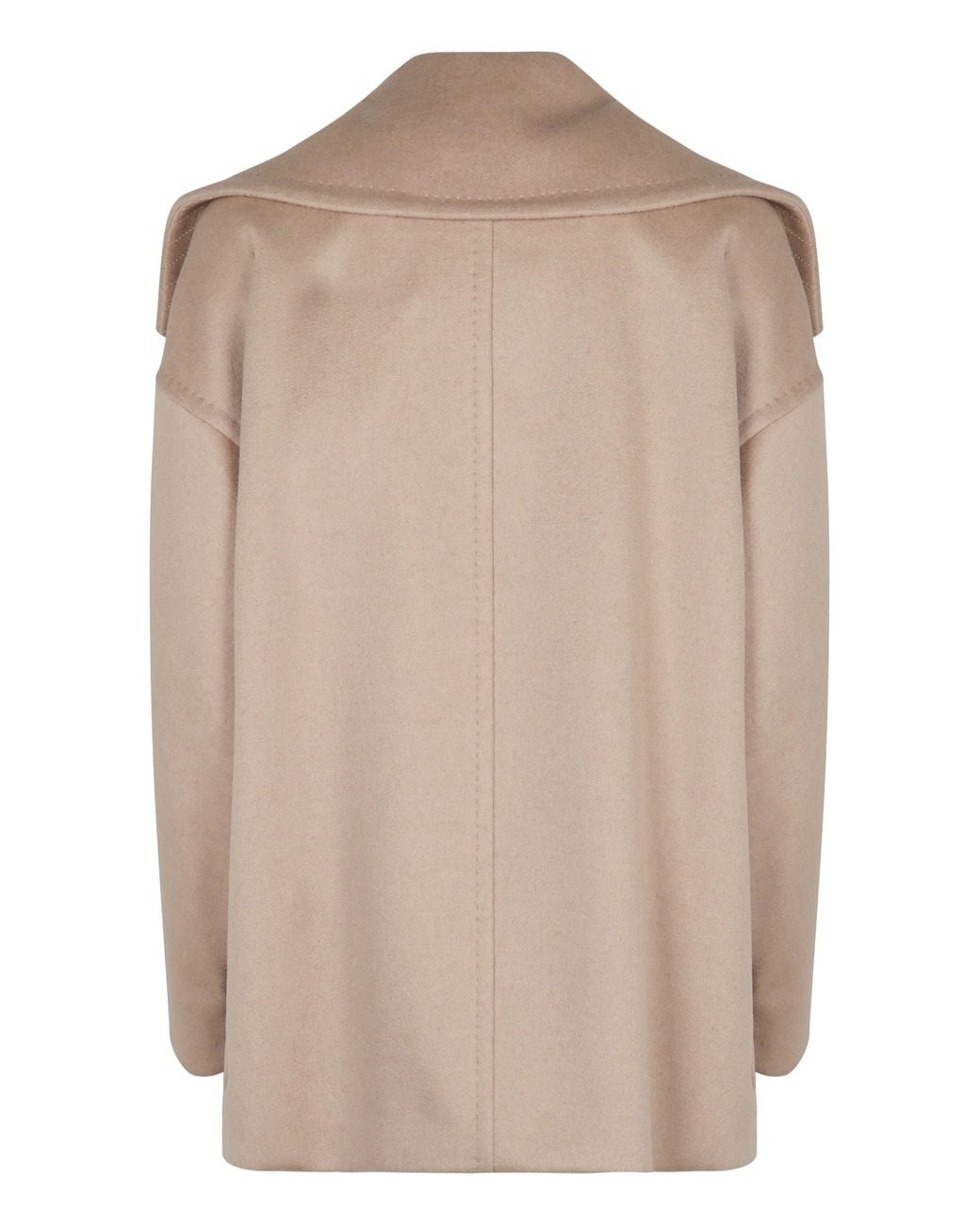 Max Mara Natural Double-Breasted Coat
