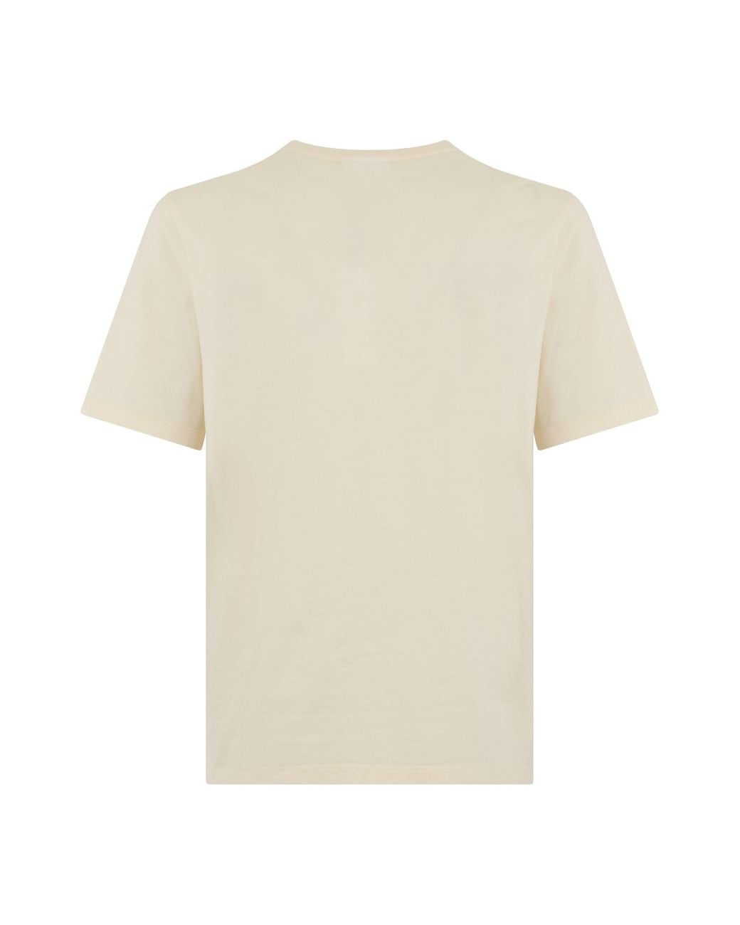 Maison Kitsuné White Cotton T-Shirt T-Shirts for men