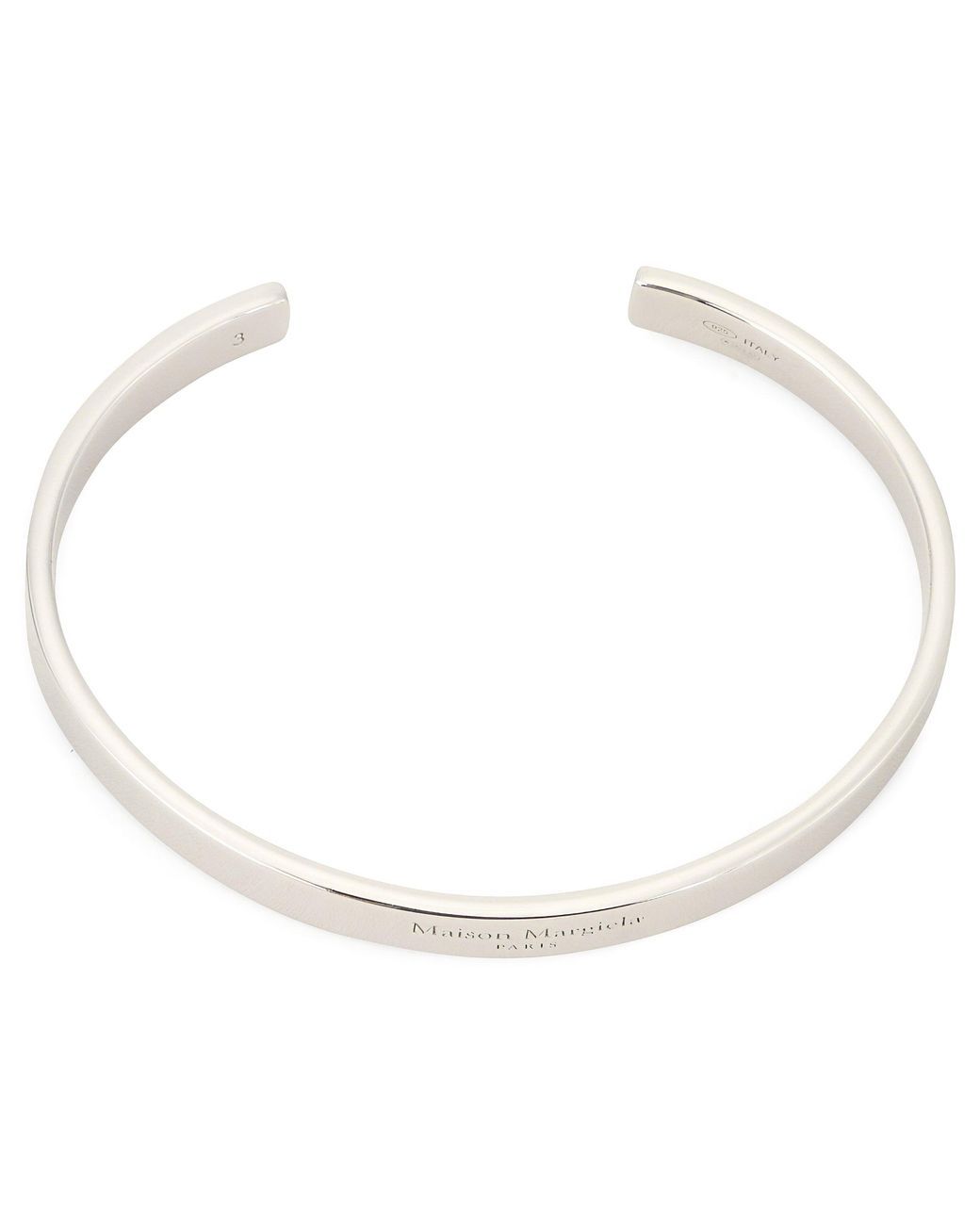 Maison Margiela White Rigid Bracelet