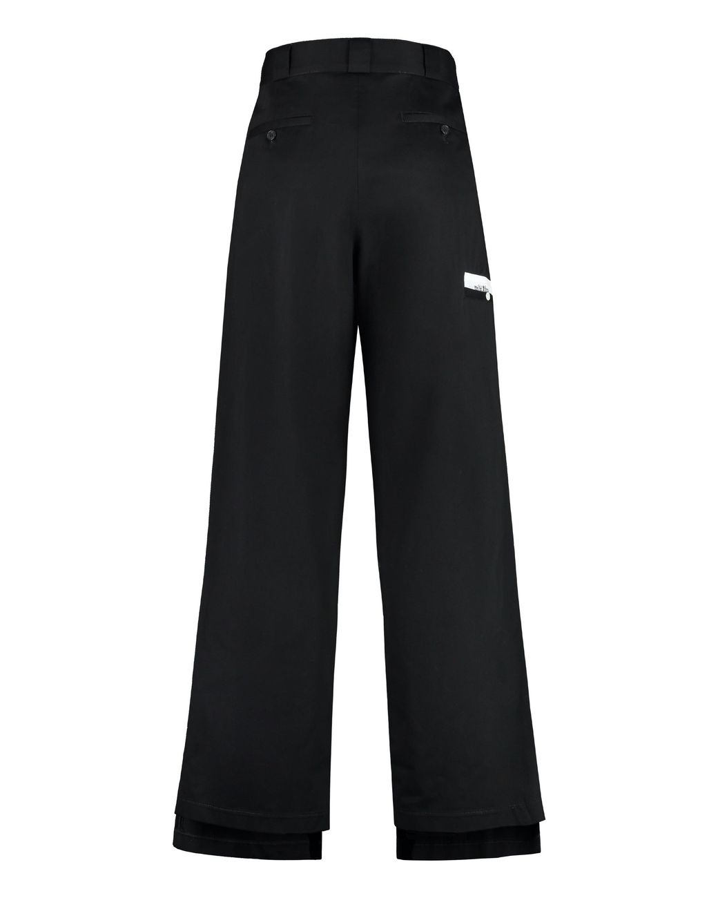 Palm Angels Black Cotton Cargo-Trousers for men