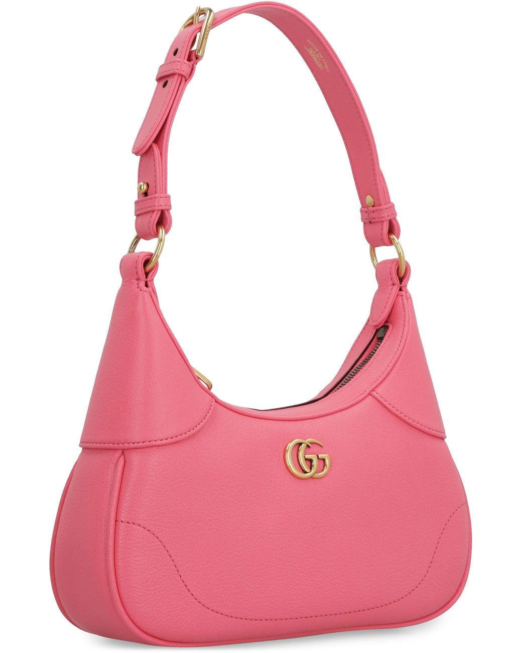 Gucci Pink Aphrodite Leather Shoulder Bag