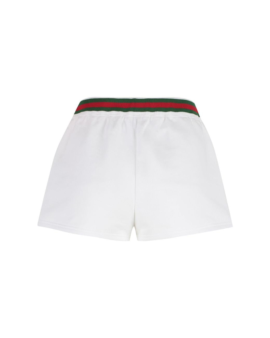 Gucci White Cotton Shorts