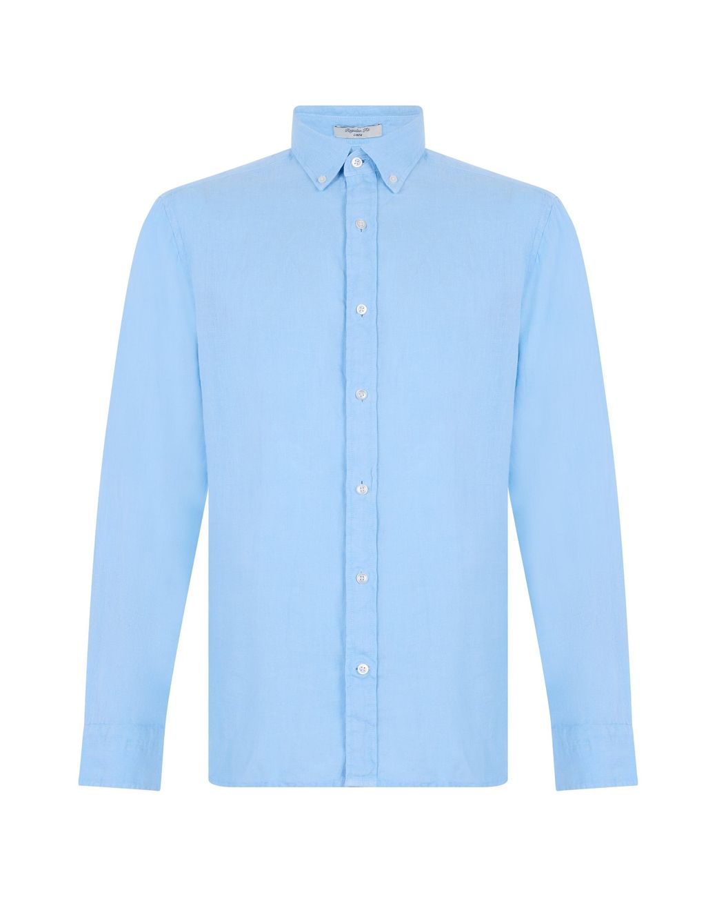 Gant Blue Long Sleeve Linen Shirt for men