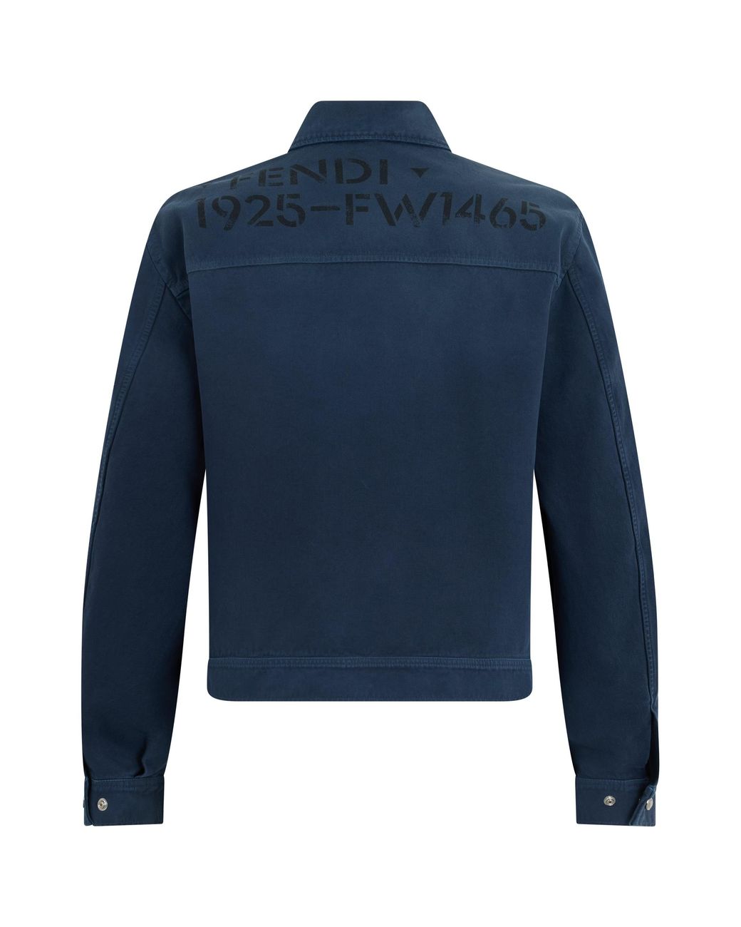 Fendi Blue Jacket With Collar for men