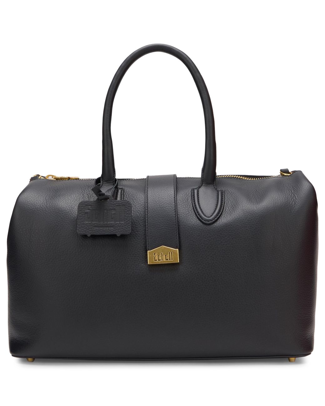 Borsa a spalla in pelle di Schell in Black