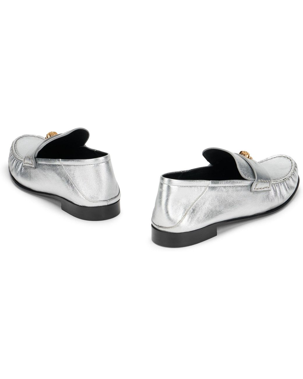 Versace White Medusa 95 Slip-Ons