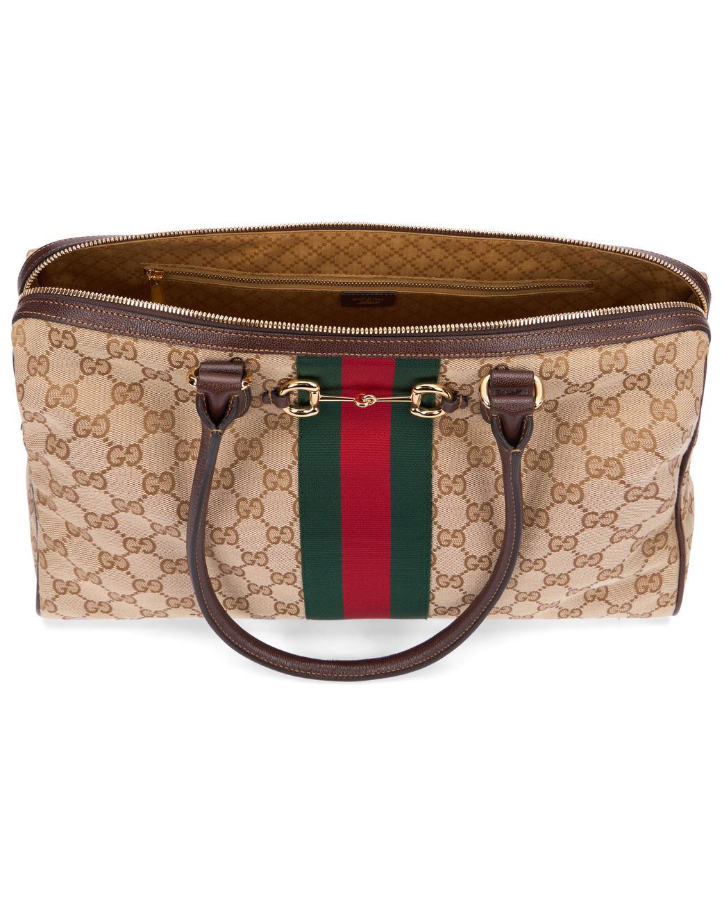 Gucci Natural Handbag Large Fabric Bag