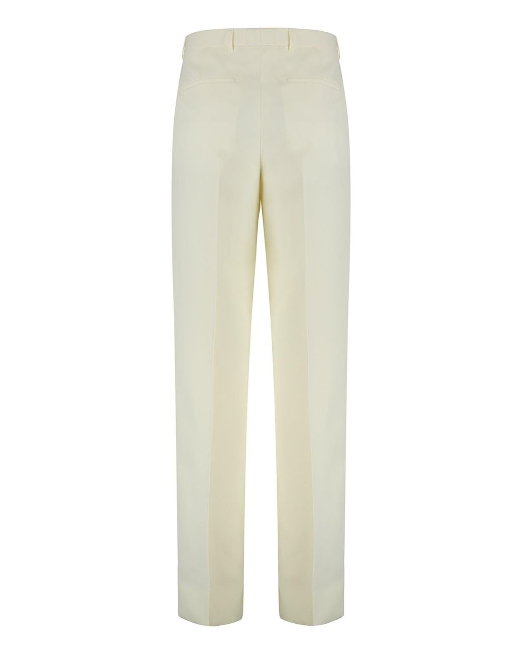 Gucci Natural Silk Twill Pants for men