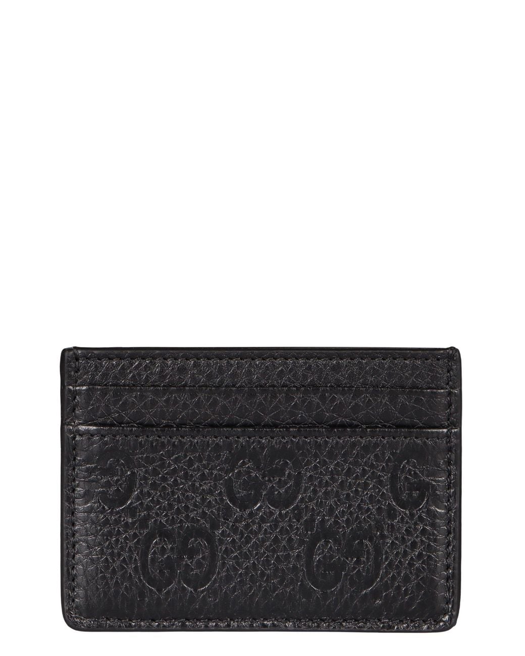 Gucci Black Mini Leather Card Case