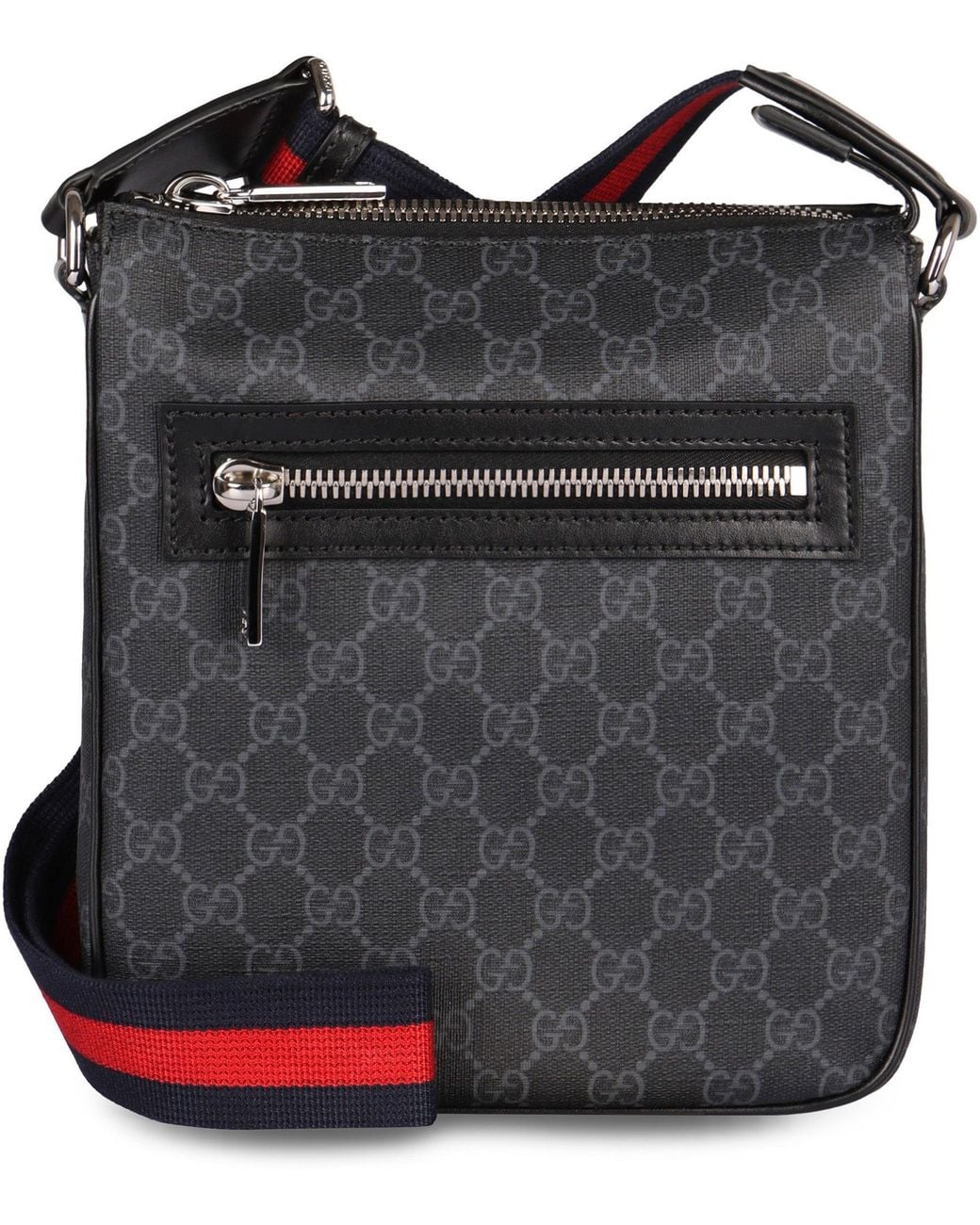 Gucci Black Shoulder Bag With Monogram for men