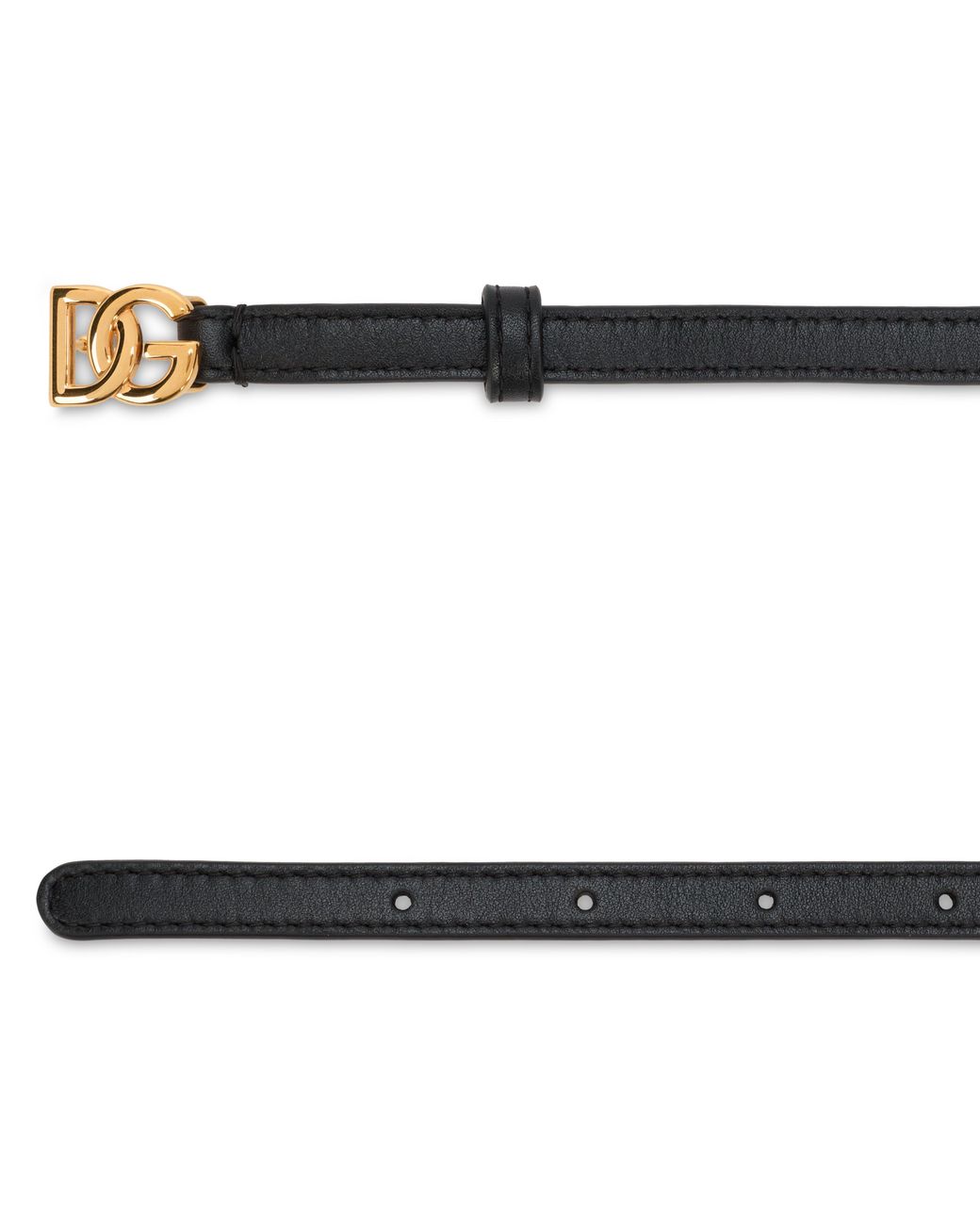 Dolce & Gabbana Black Belt With Logo