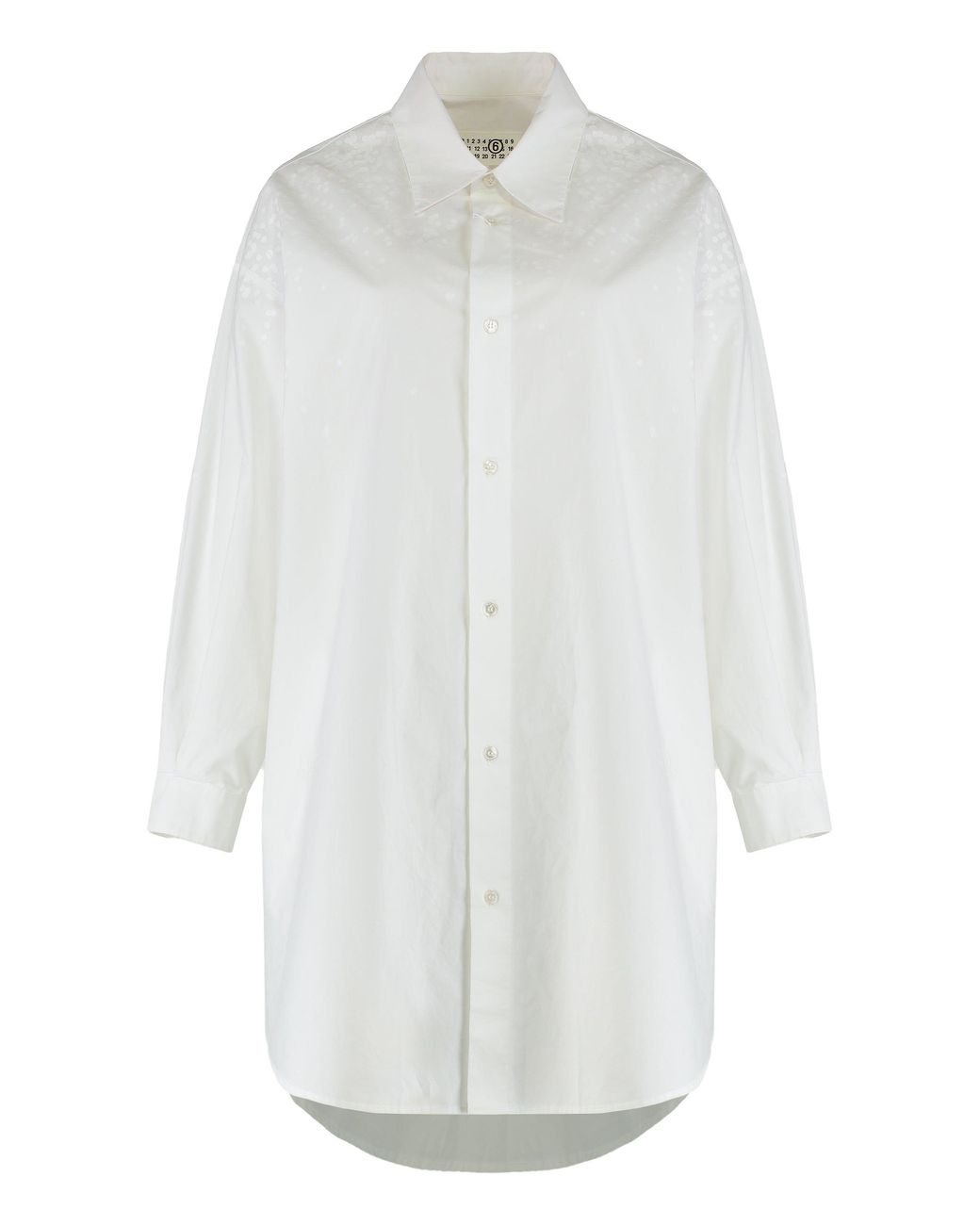 MM6 by Maison Margiela White Oversized Cotton Shirt