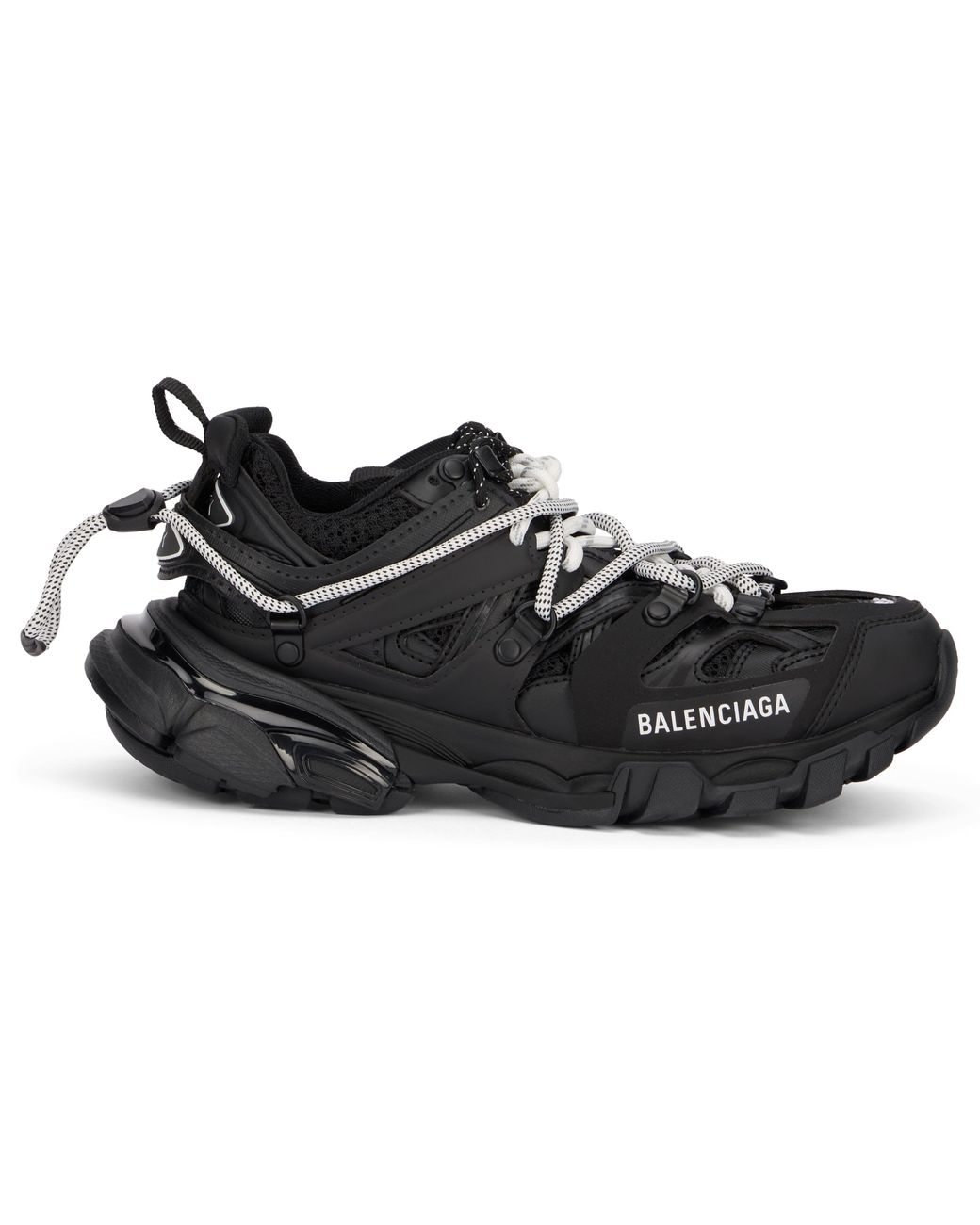 Balenciaga Black Sneaker Track Trail Laces