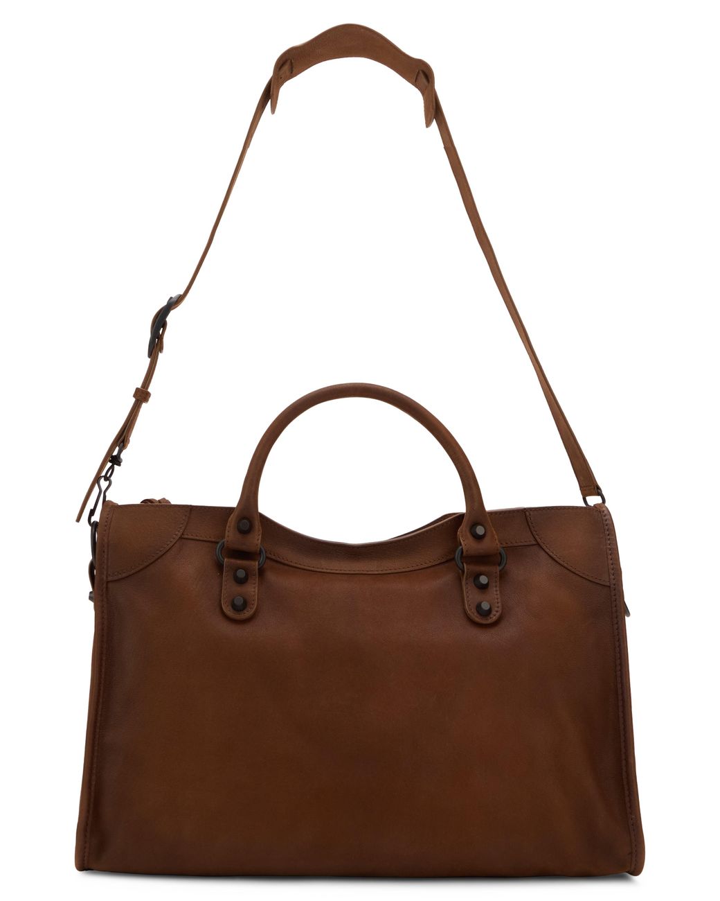 Balenciaga Brown Leather Handbag Le City M