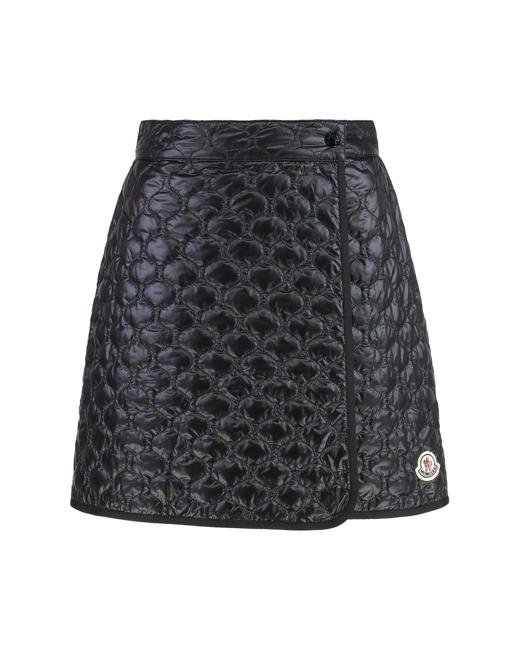 Moncler Gray Quilted Padded Mini Skirt
