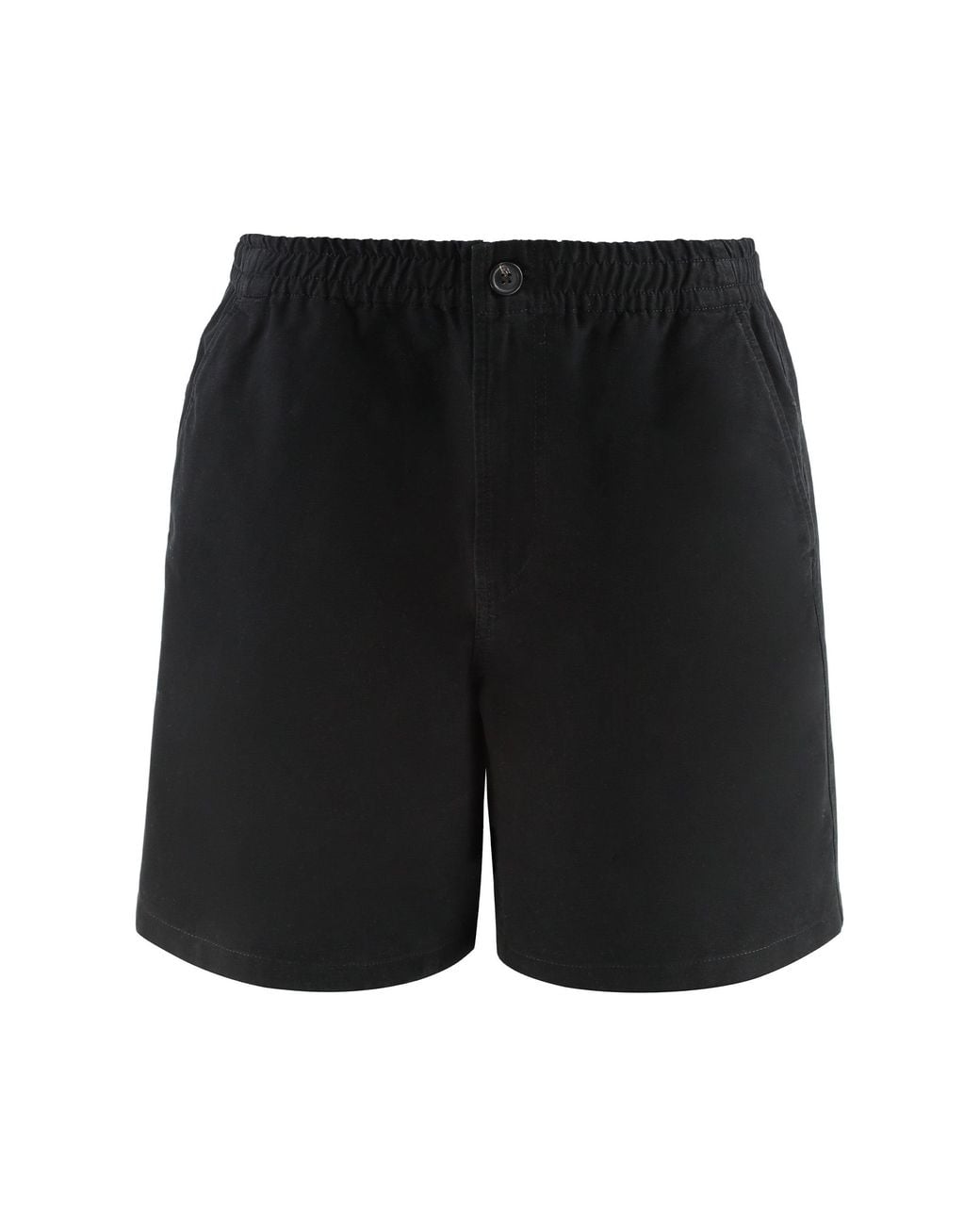 A.P.C. Black Norris Cotton Bermuda Shorts for men