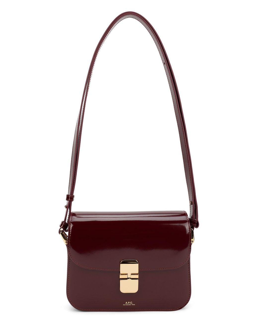 A.P.C. Red Shoulder Bag Made Of Leather
